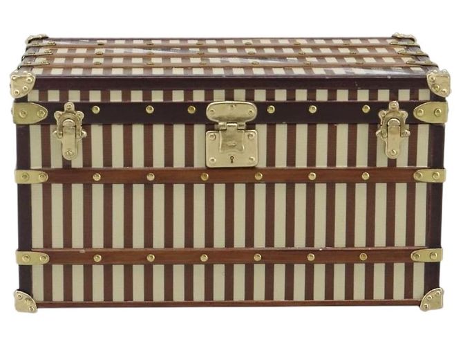 LOUIS VUITTON MALLE COURRIER 1888 Fermacarte Beige Brown M99729 Auth 199165V Marrone - vista 13