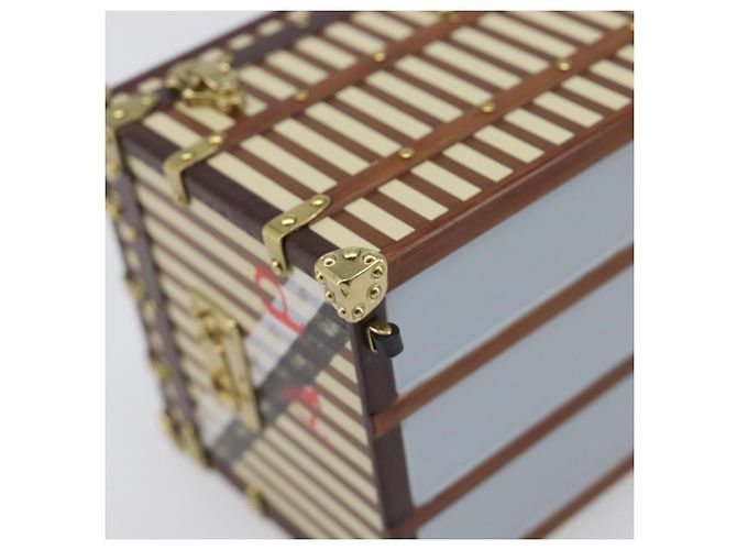 LOUIS VUITTON MALLE COURRIER 1888 Fermacarte Beige Brown M99729 Auth 199165V Marrone - vista 14