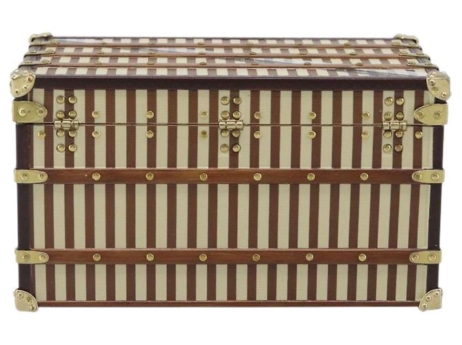 LOUIS VUITTON MALLE COURRIER 1888 Fermacarte Beige Brown M99729 Auth 199165V Marrone - vista 2