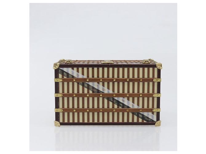 LOUIS VUITTON MALLE COURRIER 1888 Fermacarte Beige Brown M99729 Auth 199165V Marrone - vista 5