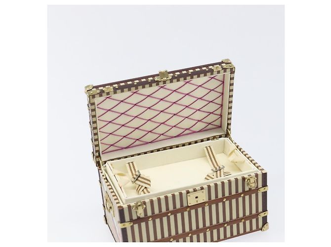 LOUIS VUITTON MALLE COURRIER 1888 Fermacarte Beige Brown M99729 Auth 199165V Marrone - vista 8