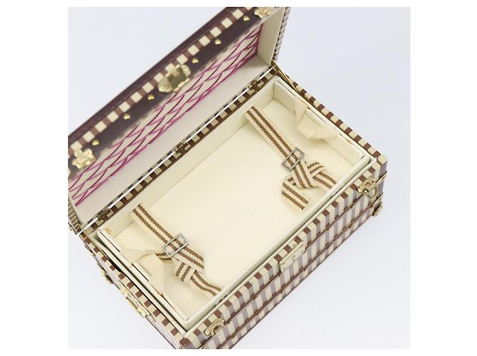 LOUIS VUITTON MALLE COURRIER 1888 Fermacarte Beige Brown M99729 Auth 199165V Marrone - vista 9