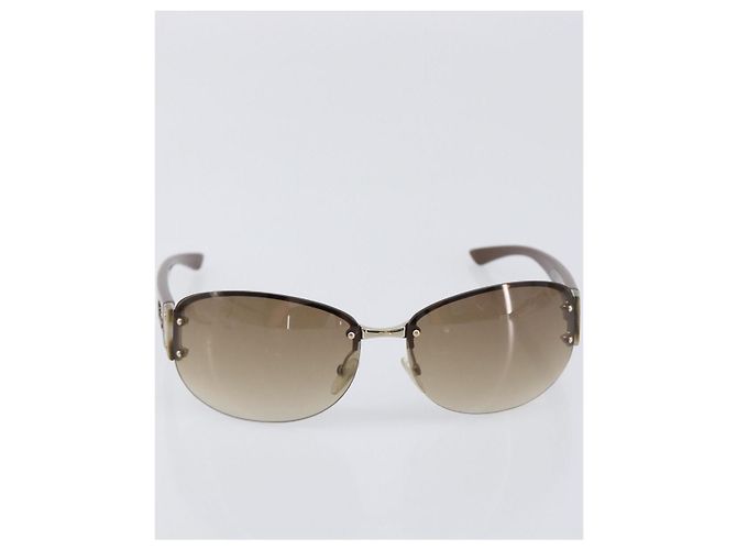 Gafas de sol Christian Dior plástico Brown Auth yk20743M Castaño - vista 13
