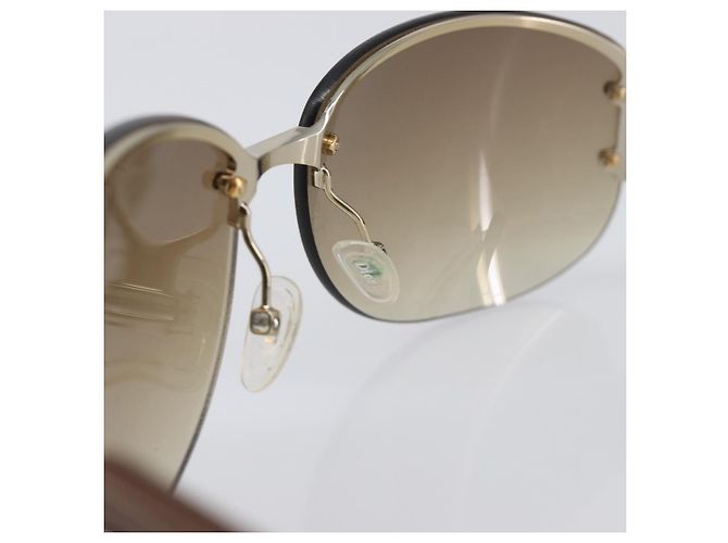 Gafas de sol Christian Dior plástico Brown Auth yk20743M Castaño - vista 15