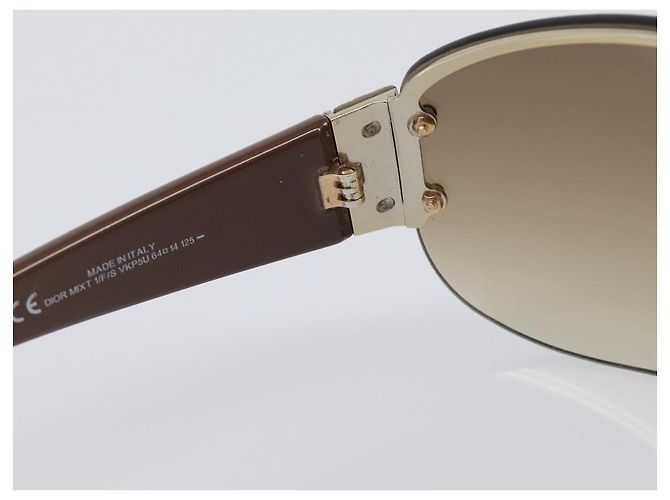 Gafas de sol Christian Dior plástico Brown Auth yk20743M Castaño - vista 16