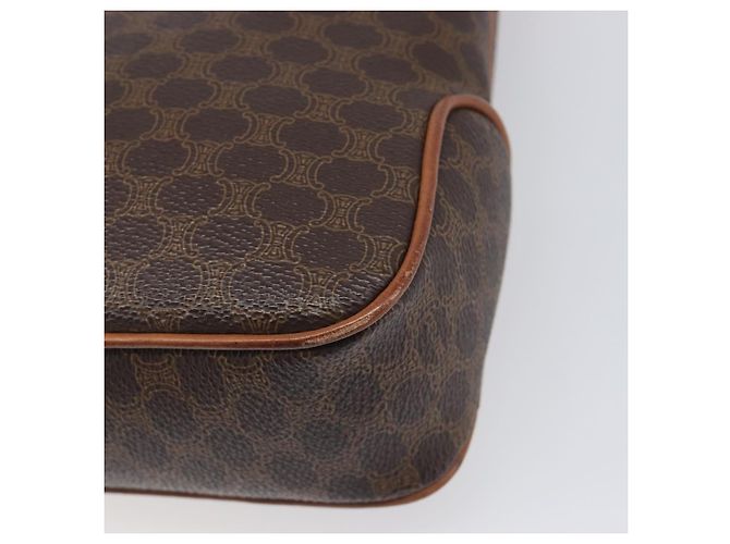 Céline Borsa a tracolla CELINE Macadam PVC Pelle Marrone Tono Oro Auth 200132 - Ansicht 15
