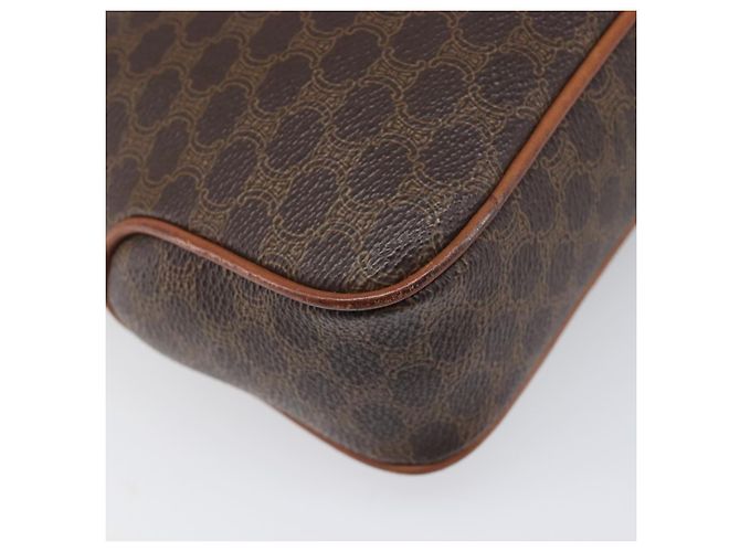 Céline Borsa a tracolla CELINE Macadam PVC Pelle Marrone Tono Oro Auth 200132 - Ansicht 16