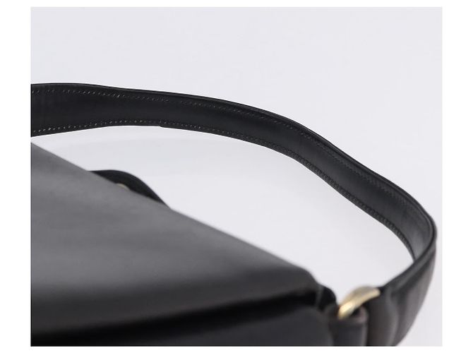 Borsa GUCCI in pelle nera e oro Auth 197873 Nero D'oro - vista 14