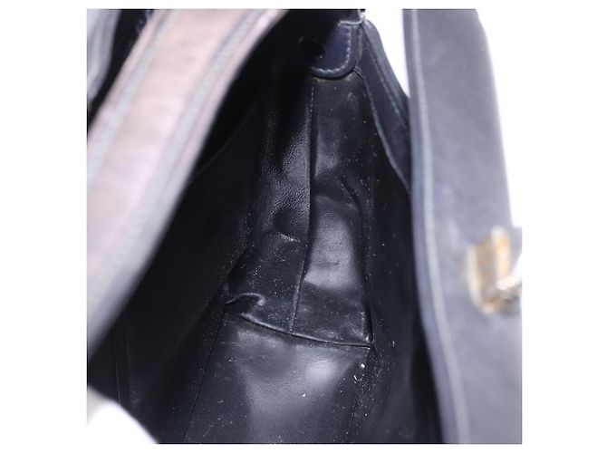 Borsa GUCCI in pelle nera e oro Auth 197873 Nero D'oro - vista 19