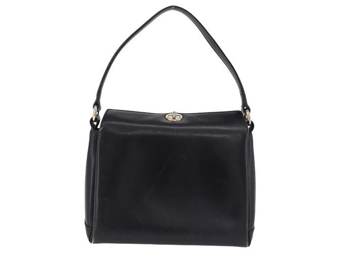 Borsa GUCCI in pelle nera e oro Auth 197873 Nero D'oro - vista 2
