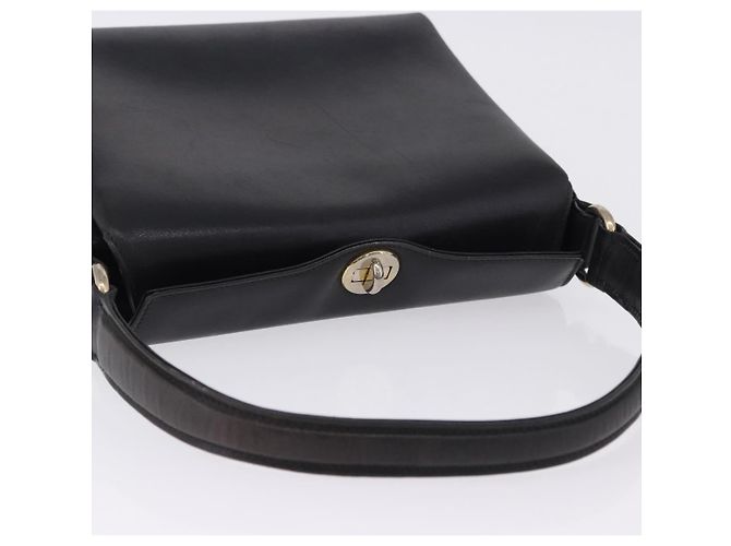 Borsa GUCCI in pelle nera e oro Auth 197873 Nero D'oro - vista 6