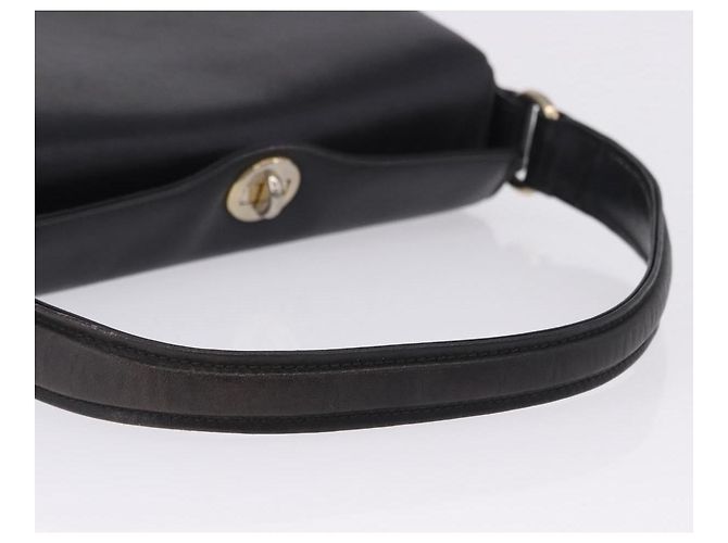 Borsa GUCCI in pelle nera e oro Auth 197873 Nero D'oro - vista 7