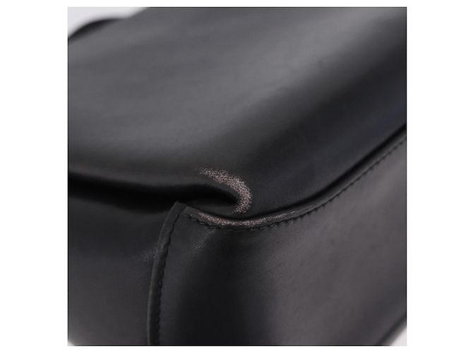 Borsa GUCCI in pelle nera e oro Auth 197873 Nero D'oro - vista 8