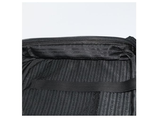 Borsa Boston PRADA Nylon 2way Nero Argento Auth 194414 - vista 29