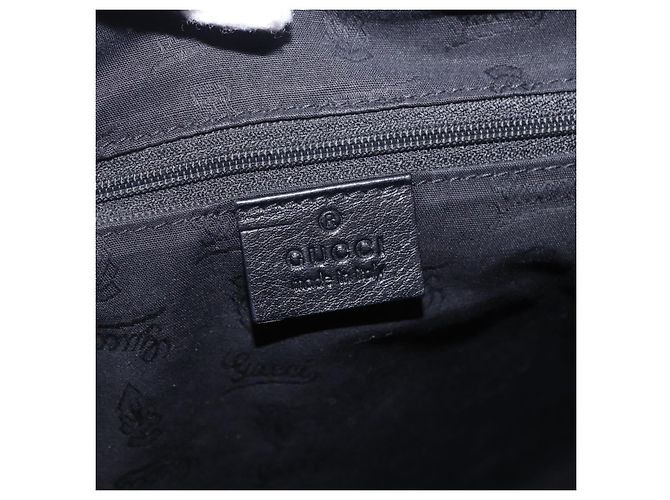 Borsa a tracolla GUCCI GuccissimaGG in pelle nera e oro 233604 Auth am12324V Nero - vista 20