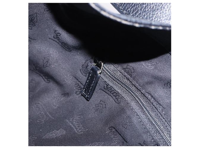 Borsa a tracolla GUCCI GuccissimaGG in pelle nera e oro 233604 Auth am12324V Nero - vista 23