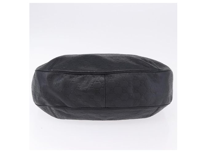 Borsa a tracolla GUCCI GuccissimaGG in pelle nera e oro 233604 Auth am12324V Nero - vista 5