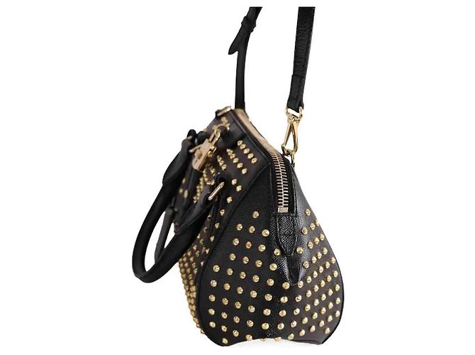 Burberry Borsa a tracolla Prorsum Blaze Studded Bowling nera Nero - vista 3