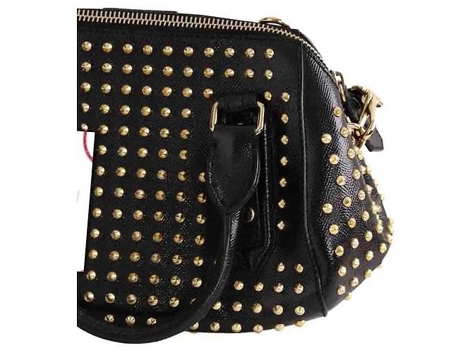 Burberry Borsa a tracolla Prorsum Blaze Studded Bowling nera Nero - vista 4