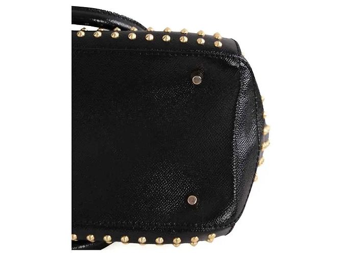 Burberry Borsa a tracolla Prorsum Blaze Studded Bowling nera Nero - vista 5