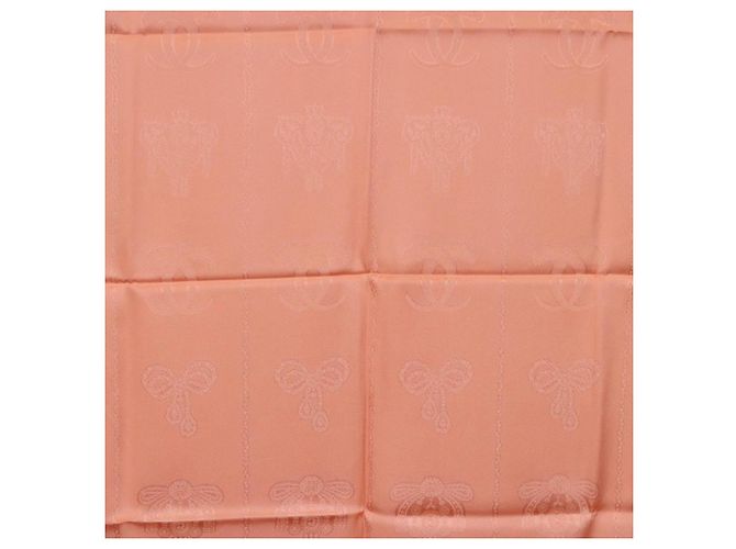 Sciarpa CARTIER in seta rosa autentica am12338M - vista 17