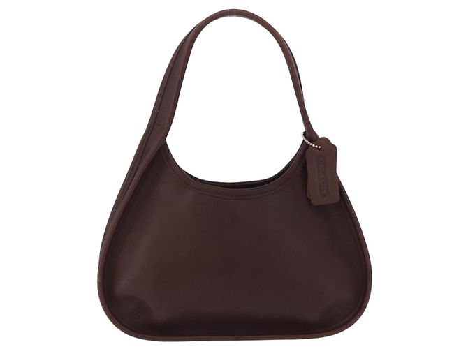 Borsa a mano Coach in pelle marrone e oro autentica ar14152A D'oro - vista 13