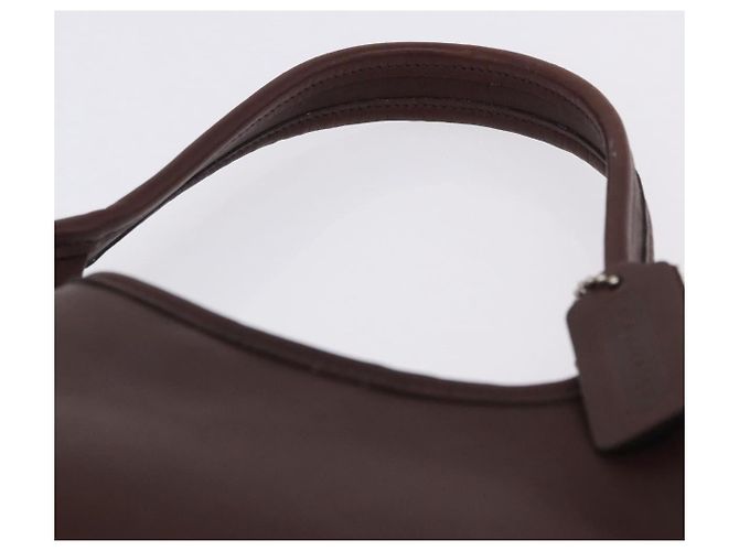 Borsa a mano Coach in pelle marrone e oro autentica ar14152A D'oro - vista 8