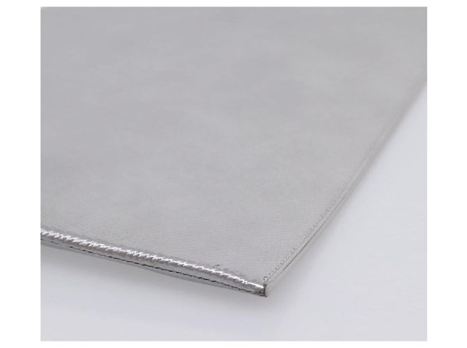 Céline CELINE iPad Case Leather Silver Auth 199148 Silvery - view 14