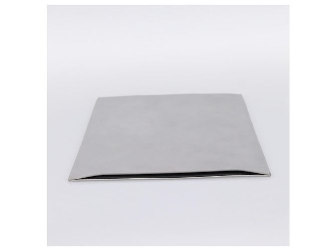 Céline CELINE iPad Case Leather Silver Auth 199148 Silvery - view 5