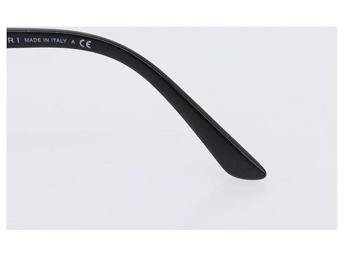 Bulgari Occhiali da sole BVLGARI Plastica Nero Argento Auth BA15183 - vista 10