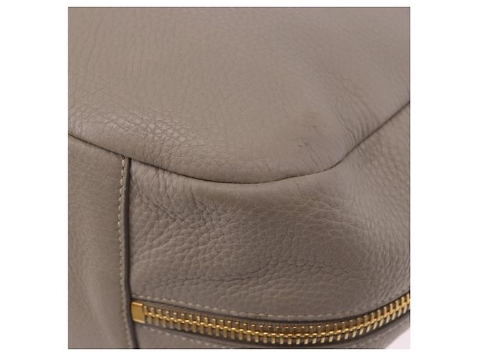 Borsa a tracolla PRADA in pelle beige e oro Auth 196638V D'oro - vista 18