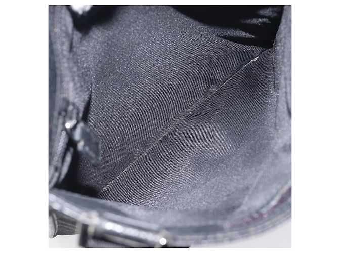 Borsa a Tracolla GUCCI GG Canvas Nero Argento 27639 Auth mr2857 - vista 10