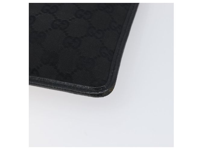 Borsa a Tracolla GUCCI GG Canvas Nero Argento 27639 Auth mr2857 - vista 15