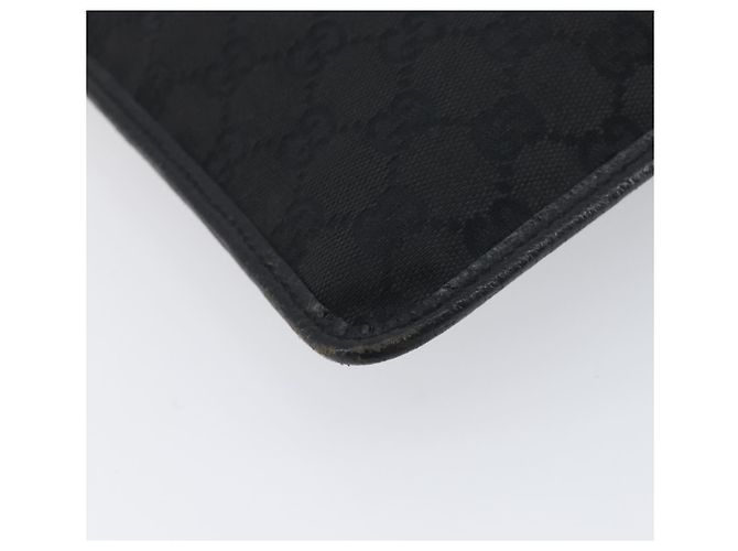 Borsa a Tracolla GUCCI GG Canvas Nero Argento 27639 Auth mr2857 - vista 16