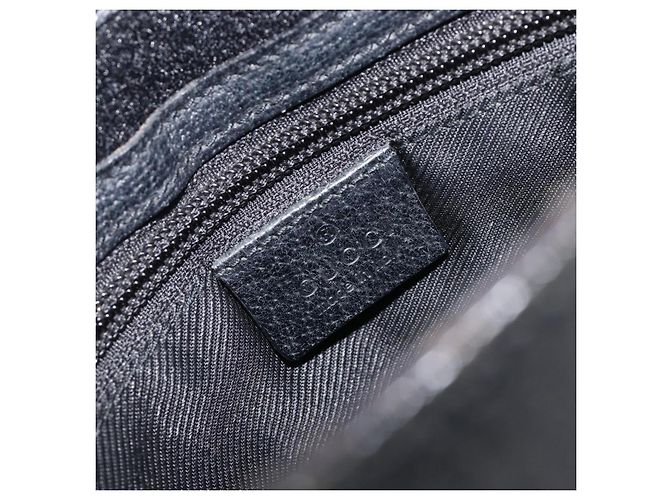 Borsa a Tracolla GUCCI GG Canvas Nero Argento 27639 Auth mr2857 - vista 18