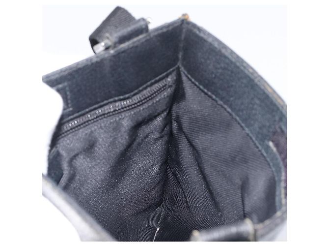 Borsa a Tracolla GUCCI GG Canvas Nero Argento 27639 Auth mr2857 - vista 19