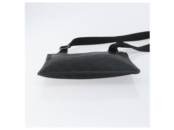 Borsa a Tracolla GUCCI GG Canvas Nero Argento 27639 Auth mr2857 - vista 5
