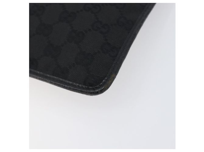Borsa a Tracolla GUCCI GG Canvas Nero Argento 27639 Auth mr2857 - vista 9