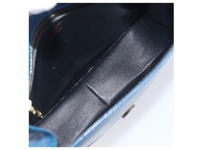 Borsa a tracolla LOUIS VUITTON Epi Saint Cloud GM Blue M52195 LV Auth 199031 - vista 10
