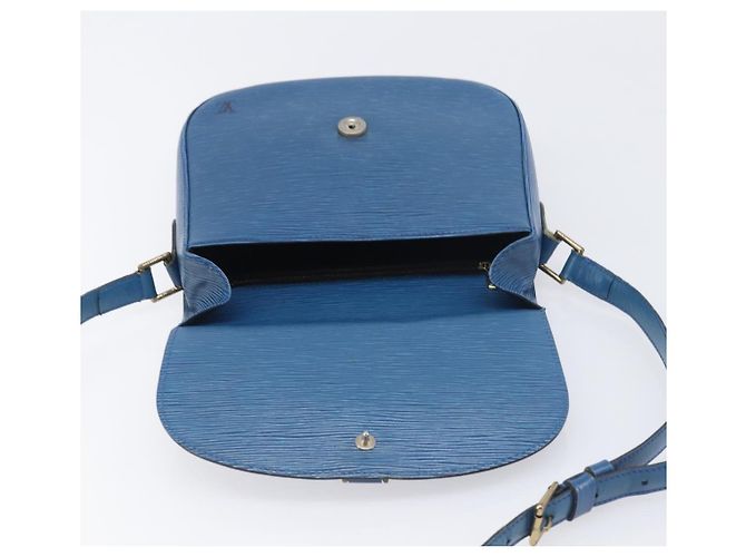 Borsa a tracolla LOUIS VUITTON Epi Saint Cloud GM Blue M52195 LV Auth 199031 - vista 19