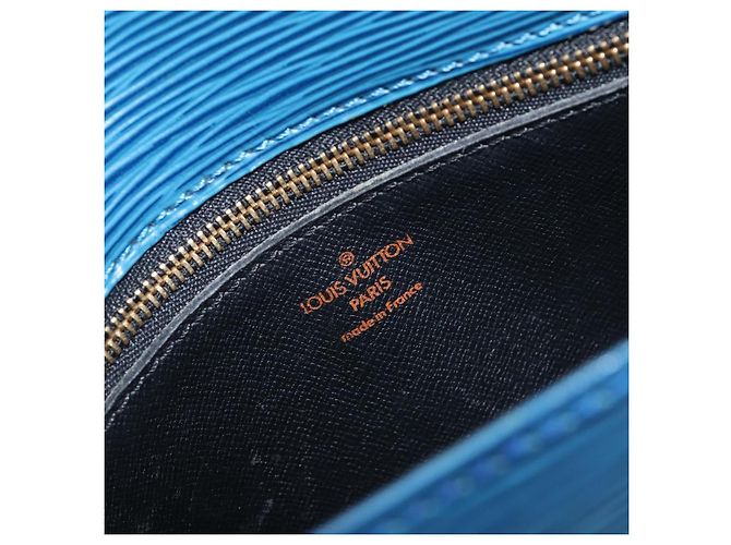 Borsa a tracolla LOUIS VUITTON Epi Saint Cloud GM Blue M52195 LV Auth 199031 - vista 21