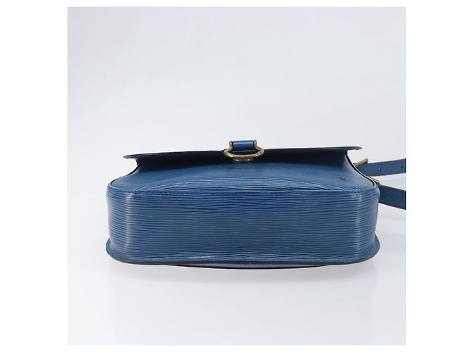 Borsa a tracolla LOUIS VUITTON Epi Saint Cloud GM Blue M52195 LV Auth 199031 - vista 5