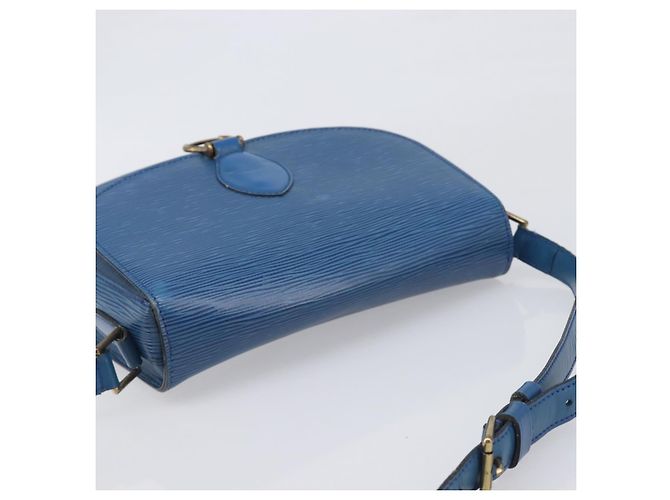 Borsa a tracolla LOUIS VUITTON Epi Saint Cloud GM Blue M52195 LV Auth 199031 - vista 6