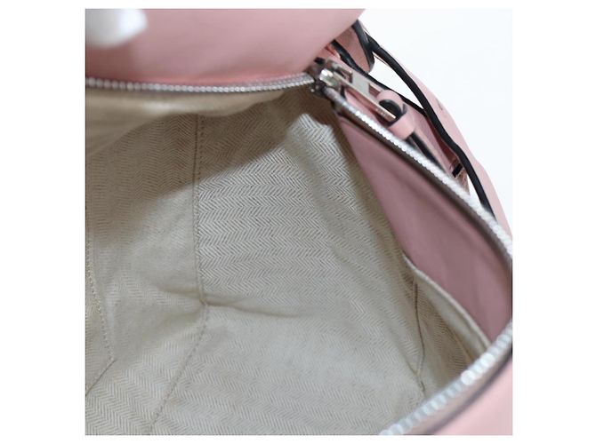 Borsa LOEWE Puzzle Bag Medium in pelle 2 vie Rosa Argento Auth 197442A - vista 28