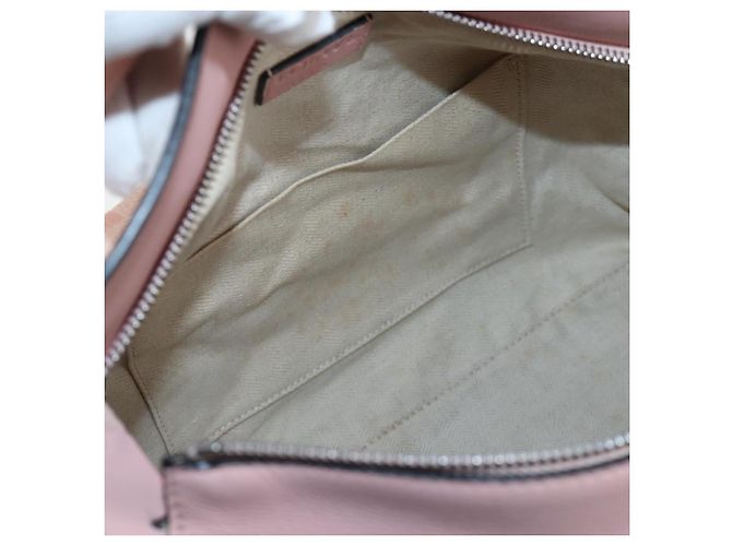 Borsa LOEWE Puzzle Bag Medium in pelle 2 vie Rosa Argento Auth 197442A - vista 30