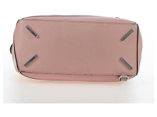 Borsa LOEWE Puzzle Bag Medium in pelle 2 vie Rosa Argento Auth 197442A - vista 5