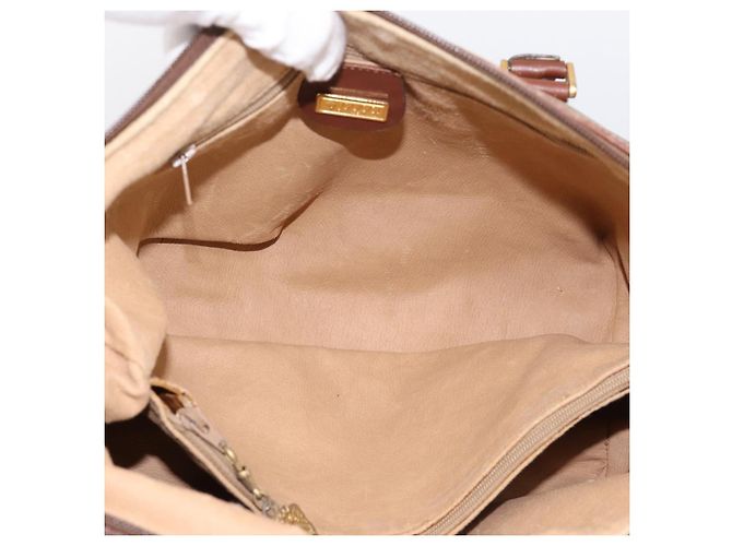 GUCCI Micro GG Supreme Handtasche PVC Beige Gold 000 101 0140 Auth 197669 Golden - Ansicht 11