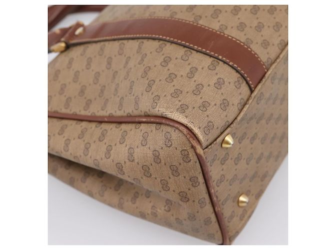 GUCCI Micro GG Supreme Handtasche PVC Beige Gold 000 101 0140 Auth 197669 Golden - Ansicht 18
