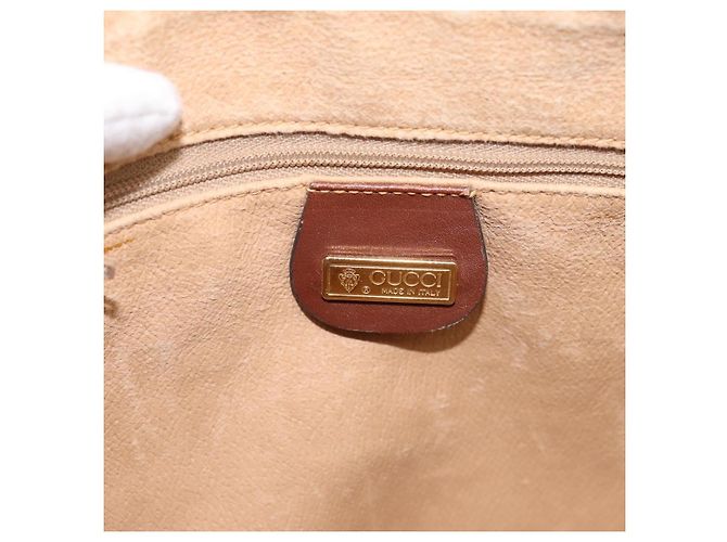 GUCCI Micro GG Supreme Handtasche PVC Beige Gold 000 101 0140 Auth 197669 Golden - Ansicht 20