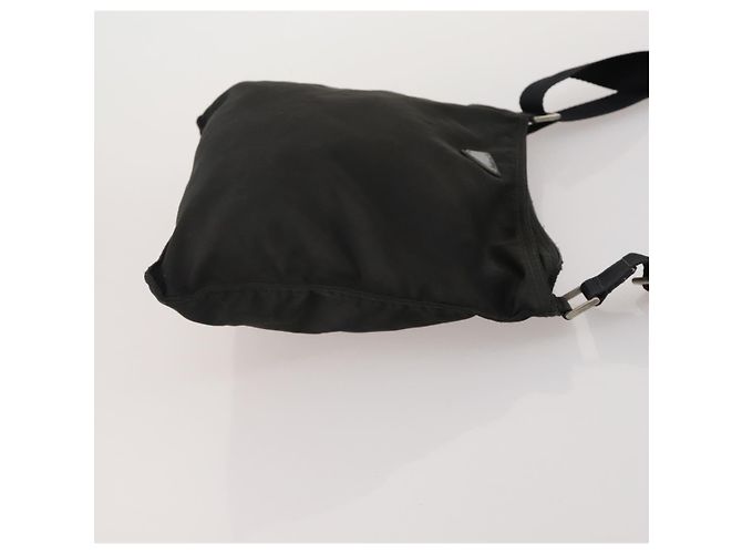 Borsa a mano PRADA Nylon Set da 3 Nero Auth 188687 - vista 11